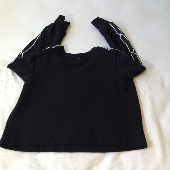 Hunter for Target black embossed sweater pattern line sleeves womens medium - Picture 8 of 12